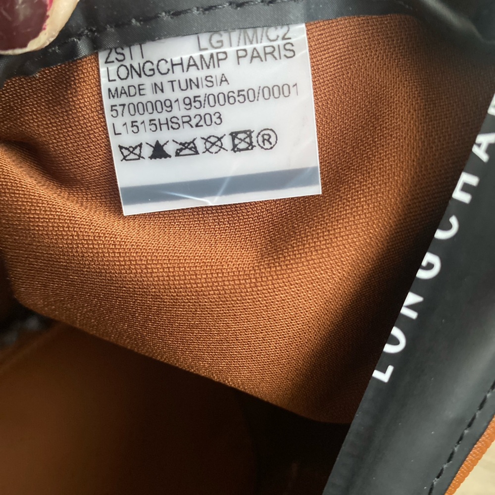 Longchamp Brown Tote with Black Trim - Picture 12 of 15